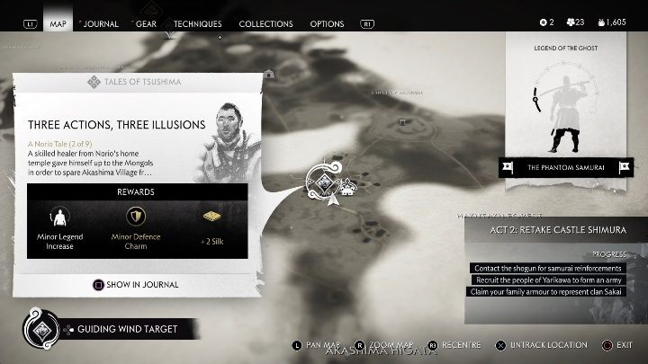 How to unlock: Complete The Last Warrior Monk side quest - Ghost of Tsushima: Three Actions, Three Illusions walkthrough, A Norio Tale - A Norio Tale - Ghost of Tsushima Guide, Walkthrough