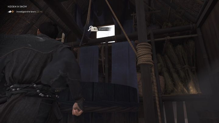 He will lead you to one of the buildings - Ghost of Tsushima: Hidden in Snow walkthrough, Tales of Tsushima - Other tales - Ghost of Tsushima Guide, Walkthrough