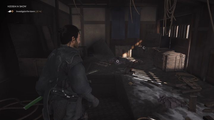 Go to the next building alone - Ghost of Tsushima: Hidden in Snow walkthrough, Tales of Tsushima - Other tales - Ghost of Tsushima Guide, Walkthrough