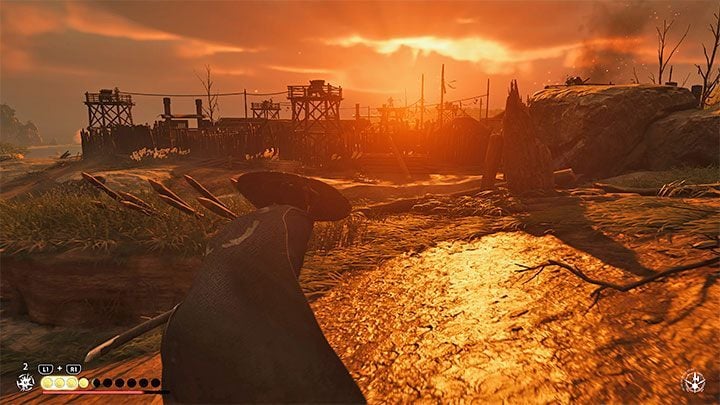 2) Hostile locations - These places are under the Mongols control - Ghost of Tsushima Iki Island DLC: Iki Island map - exploration - World Atlas - Ghost of Tsushima Guide, Walkthrough