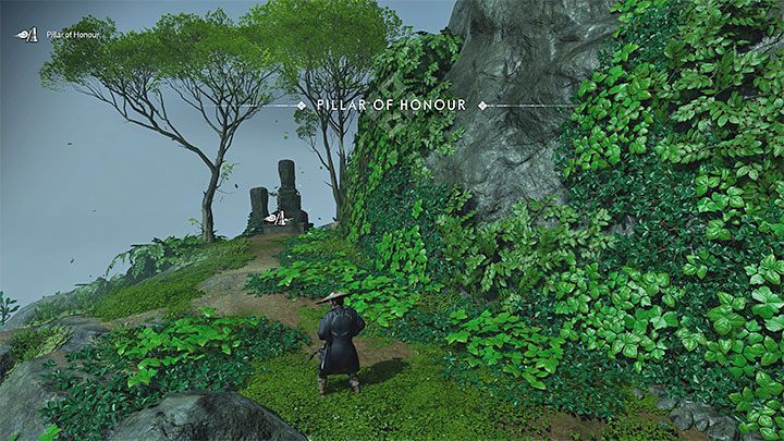 Thanks to Pillars of Honor, you can find new sets for decorating your swords(Sword Kit) - they only change the appearance, not the weapons stats - Ghost of Tsushima Iki Island DLC: Iki Island map - exploration - World Atlas - Ghost of Tsushima Guide, Walkthrough