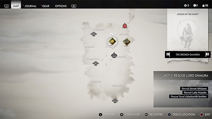 You cant travel to every place on the island right from the beginning - Ghost of Tsushima: Is the world big? - World exploration - Ghost of Tsushima Guide, Walkthrough