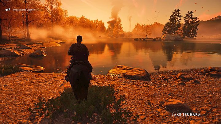 The fastest way to travel around the island is to ride a horse - Ghost of Tsushima: Is the world big? - World exploration - Ghost of Tsushima Guide, Walkthrough