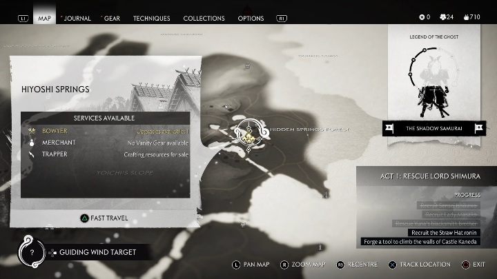 How to unlock: Speak with the man at Hiyoshi Springs - Ghost of Tsushima: The Curse of Uchitsune walkthrough, Mythical Tales, video - Mythic Tales - Ghost of Tsushima Guide, Walkthrough