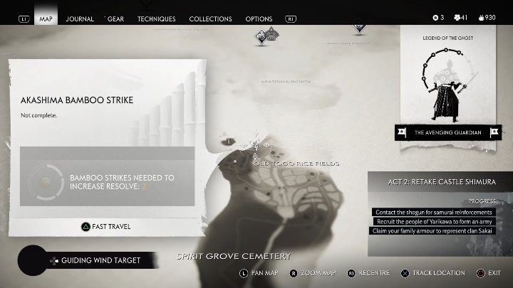 Location: Old Togo Rice Fields - Ghost of Tsushima: Bamboo Strikes, Toyotama Region secrets map, video guide - Toyotama Region - Ghost of Tsushima Guide, Walkthrough