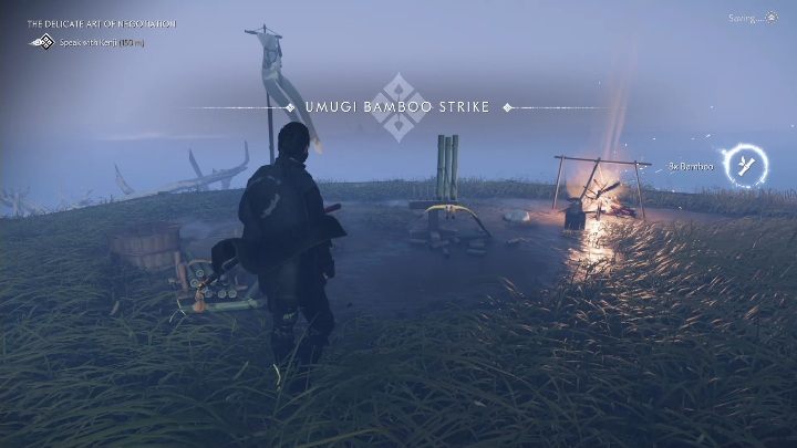 Youll find this location with a bamboo strike next to a campfire - Ghost of Tsushima: Bamboo Strikes, Toyotama Region secrets map, video guide - Toyotama Region - Ghost of Tsushima Guide, Walkthrough