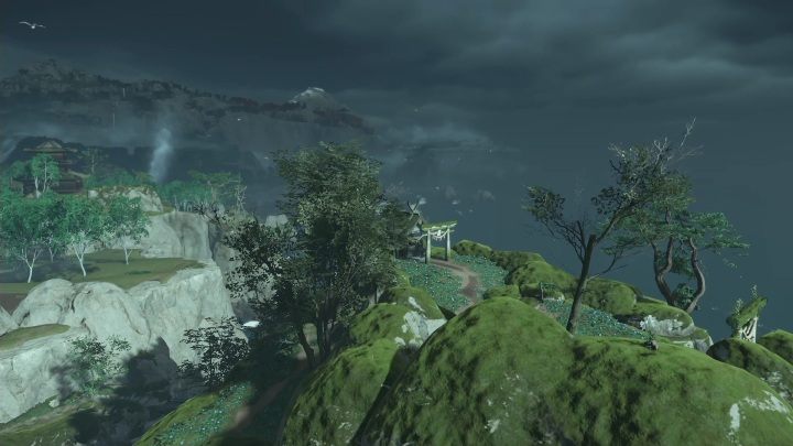 This shrine is located on the seashore - Ghost of Tsushima: Shinto Shrines, Toyotama Region secrets map, video guide - Toyotama Region - Ghost of Tsushima Guide, Walkthrough