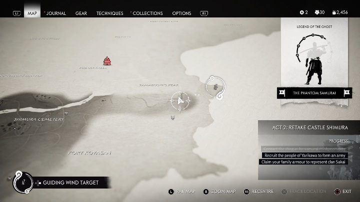Location: Yamabushis Peak - Ghost of Tsushima: Duels, Toyotama Region secrets map, video guide - Toyotama Region - Ghost of Tsushima Guide, Walkthrough