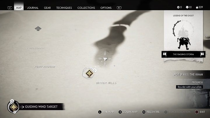 Location: Bitter Hills - Ghost of Tsushima: Inari Shrines, Kamiagata Region secrets map, video guide - Kamiagata Region - Ghost of Tsushima Guide, Walkthrough