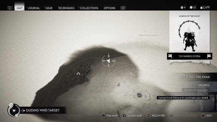 Location: Mount Jogaku - Ghost of Tsushima: Inari Shrines, Kamiagata Region secrets map, video guide - Kamiagata Region - Ghost of Tsushima Guide, Walkthrough