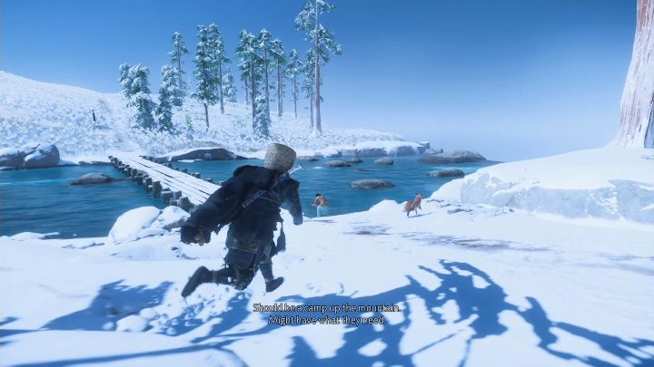 Youll find this fox den right by the river, next to a wooden bridge - Ghost of Tsushima: Inari Shrines, Kamiagata Region secrets map, video guide - Kamiagata Region - Ghost of Tsushima Guide, Walkthrough