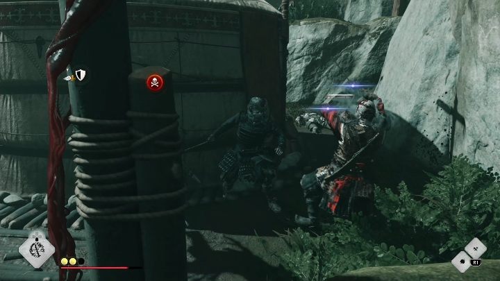 The second part of the mission requires you to kill opponents and rescue two prisoners - GoT Legends: The Crow Demons of Otsuna - Walkthrough - Ghost of Tsushima Guide, Walkthrough