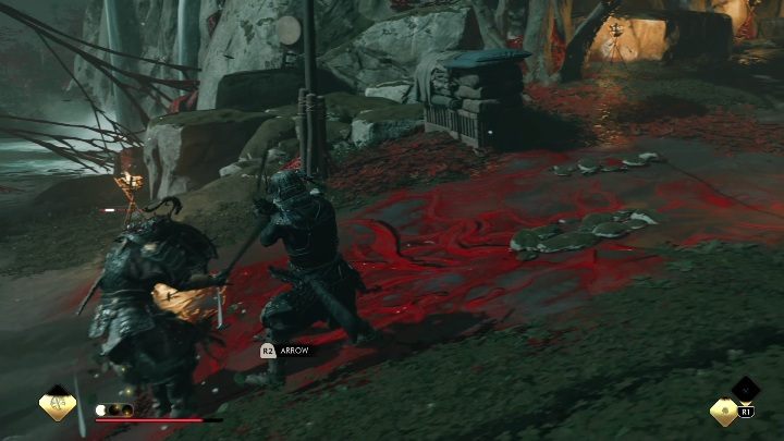 In the third part, you must eliminate all opponents in the camp - GoT Legends: The Crow Demons of Otsuna - Walkthrough - Ghost of Tsushima Guide, Walkthrough