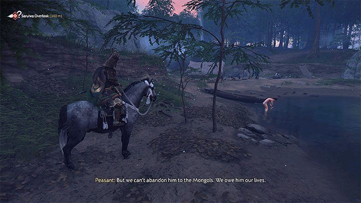 The quest marker will appear in the central part of the island, next to Lake Nagata - Ghost of Tsushima Iki Island: The Impact of Loss - walkthrough - Side Quests - Ghost of Tsushima Guide, Walkthrough