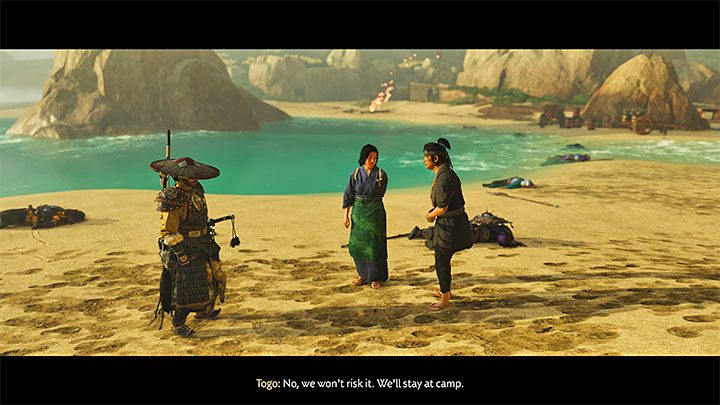 Depending on whether you saved the monk or Hotokes husband, the final cut-scene will be different - Ghost of Tsushima Iki Island: The Impact of Loss - walkthrough - Side Quests - Ghost of Tsushima Guide, Walkthrough