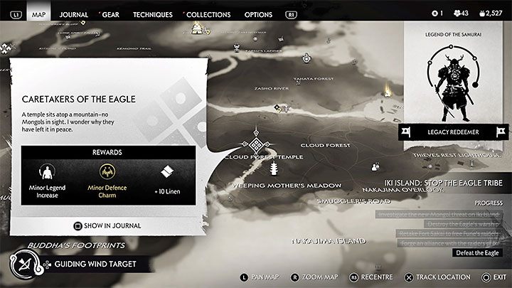 1 - Ghost of Tsushima Iki Island: Caretakers of the Eagle - walkthrough - Side Quests - Ghost of Tsushima Guide, Walkthrough