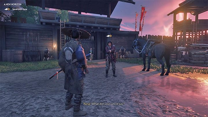 To play the DLC, you have to get to at least the second Toyotama region from the base game campaign, and thus move to the second act of the campaign started by the main quest New horizon - Ghost of Tsushima: How to unlock Iki Island? - Basics - Ghost of Tsushima Guide, Walkthrough