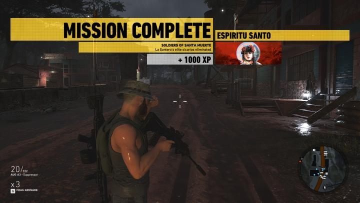 Mission complete - Soldiers of Santa Muerte | Espiritu Santo Walkthrough - Espiritu Santo - Tom Clancys Ghost Recon: Wildlands Game Guide