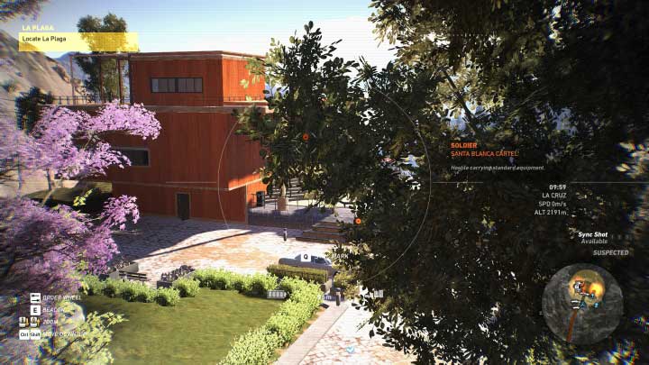 The La Plaga compound is guarded by a few enemies - La Plaga | La Cruz Bosses - La Cruz - Tom Clancys Ghost Recon: Wildlands Game Guide