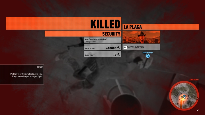 Eliminate them along with the target to complete the assignment - La Plaga | La Cruz Bosses - La Cruz - Tom Clancys Ghost Recon: Wildlands Game Guide