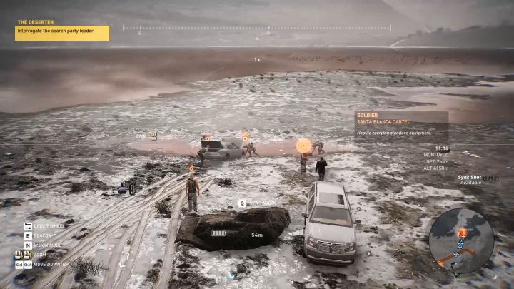 Example location where there is at least 7 enemies next to each other. - How to unlock Cluster Bomber trophy in Ghost Recon: Wildlands? - Achievements / Trophies - Tom Clancys Ghost Recon: Wildlands Game Guide