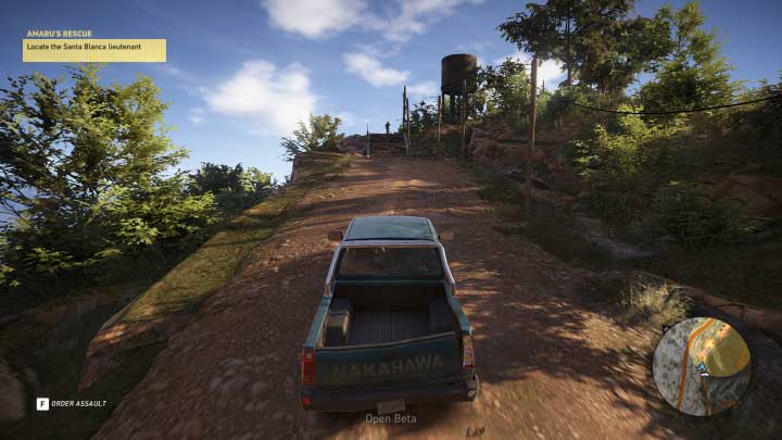 The starting point in the first mission is at a distance from the target - Amarus Rescue | Itacua Walkthrough - Itacua - Tom Clancys Ghost Recon: Wildlands Game Guide