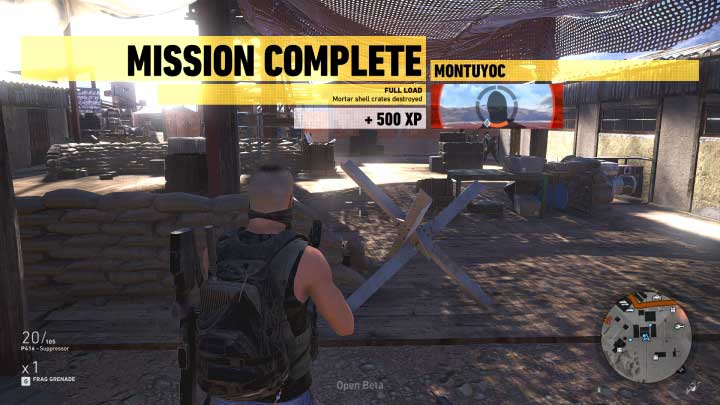 The mission ends when the four chests are destroyed - Full Load | Montuyoc Walkthrough - Montuyoc - Tom Clancys Ghost Recon: Wildlands Game Guide