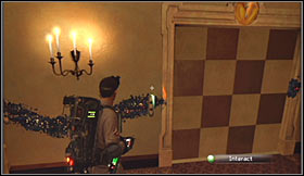 Keep following your ally and you'll soon receive a distress call from Peter - Level 1: Sedgewick Hotel - part 1 - Walkthrough - Ghostbusters The Video Game - Game Guide and Walkthrough