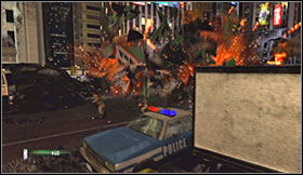 Make sure that you follow the plan by attacking Stay Puft with your newly unlocked Boson Darts - Level 2: Times Square - part 2 - Walkthrough - Ghostbusters The Video Game - Game Guide and Walkthrough