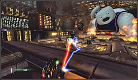 This is the last phase of the boss fight - Level 2: Times Square - part 2 - Walkthrough - Ghostbusters The Video Game - Game Guide and Walkthrough