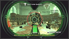 Keep heading forward, ignoring hints about the possibility of using your PKE meter - Level 3: Public Library - part 1 - Walkthrough - Ghostbusters The Video Game - Game Guide and Walkthrough