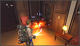 Proceed to a door with an EXIT sign - Level 3: Public Library - part 2 - Walkthrough - Ghostbusters The Video Game - Game Guide and Walkthrough