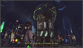 Proceed towards a gate which is going to be located to your right and press the action key to open it - Level 4: Museum of History - part 2 - Walkthrough - Ghostbusters The Video Game - Game Guide and Walkthrough