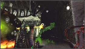 You'll now have to start running while you remain on the balcony - Level 6: Lost Island - part 2 - Walkthrough - Ghostbusters The Video Game - Game Guide and Walkthrough