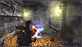 Remain near main paths and keep heading forward - Level 7: Central Park Cemetery - part 2 - Walkthrough - Ghostbusters The Video Game - Game Guide and Walkthrough