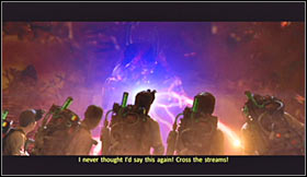 It all goes down to one thing - you must inflict more injuries than Shandor is able to take back - Level 7: Central Park Cemetery - part 3 - Walkthrough - Ghostbusters The Video Game - Game Guide and Walkthrough