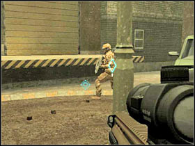 3 - [Mission 01] Contact! - Objective: Reach your Team members - [Mission 01] Contact! - Ghost Recon: Advanced Warfighter - Game Guide and Walkthrough