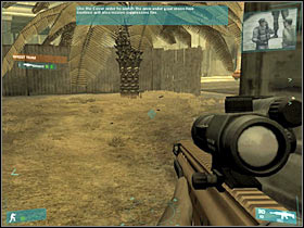 The terrorists are guarding one of the nearby streets - [Mission 01] Contact! - Objective: Reach your Team members - [Mission 01] Contact! - Ghost Recon: Advanced Warfighter - Game Guide and Walkthrough