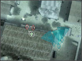 You should find yourself in a small alley - [Mission 01] Contact! - Objective: Destroy anti-air threats - [Mission 01] Contact! - Ghost Recon: Advanced Warfighter - Game Guide and Walkthrough