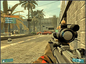 You should be able to reach your destination without any major problems (#1) - [Mission 02] Coup d'etat - Objective: Reach VIP1's position - [Mission 02] Coup d'etat - Ghost Recon: Advanced Warfighter - Game Guide and Walkthrough