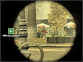 Make sure that the area is clear before you decide to proceed any further - [Mission 02] Coup d'etat - Objective: Reach VIP1's position - [Mission 02] Coup d'etat - Ghost Recon: Advanced Warfighter - Game Guide and Walkthrough