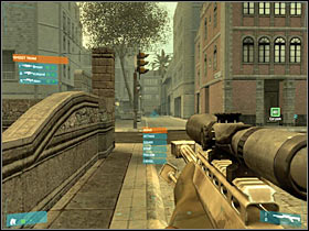 You will have to reach the large car park - [Mission 02] Coup d'etat - Objective: Reach VIP position - [Mission 02] Coup d'etat - Ghost Recon: Advanced Warfighter - Game Guide and Walkthrough