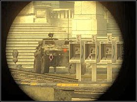 A first enemy tank (yes - [Mission 03] VIP 2 is down - Objective: Keep VIP alive - [Mission 03] VIP 2 is down - Ghost Recon: Advanced Warfighter - Game Guide and Walkthrough