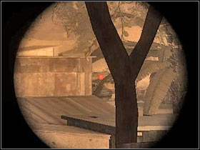 You could order your squad members to make a frontal attack, however there are still some heavy machine gun posts in the area - [Mission 04] Strong point - Objective: Clear the roadblock - [Mission 04] Strong point - Ghost Recon: Advanced Warfighter - Game Guide and Walkthrough