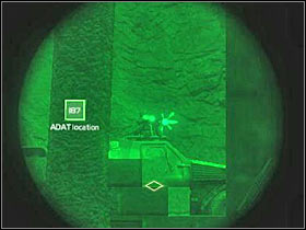 Start heading towards the second armored vehicle - [Mission 05] Mayday! Mayday! - Objective: Search and destroy last ADA unit - [Mission 05] Mayday! Mayday! - Ghost Recon: Advanced Warfighter - Game Guide and Walkthrough