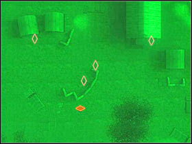 Before you focus your attention on the main camp area, you should take care of a small group of terrorists that should be located on your left - [Mission 05] Mayday! Mayday! - Objective: Destroy artillery units - [Mission 05] Mayday! Mayday! - Ghost Recon: Advanced Warfighter - Game Guide and Walkthrough