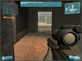 8 - [Mission 08] Guardrail IX - Objective: Recover the football - [Mission 08] Guardrail IX - Ghost Recon: Advanced Warfighter - Game Guide and Walkthrough