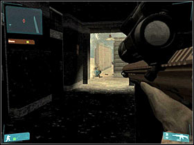 Get back to the main building - [Mission 08] Guardrail IX - Objective: Disable Guardrail IX - [Mission 08] Guardrail IX - Ghost Recon: Advanced Warfighter - Game Guide and Walkthrough