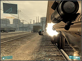 You will have to reach a large junction - [Mission 08] Guardrail IX - Objective: Reach extraction point - [Mission 08] Guardrail IX - Ghost Recon: Advanced Warfighter - Game Guide and Walkthrough