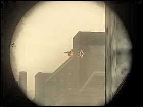 Once the sniper is gone, you may proceed to the allied gunship (#1) - [Mission 08] Guardrail IX - Objective: Reach extraction point - [Mission 08] Guardrail IX - Ghost Recon: Advanced Warfighter - Game Guide and Walkthrough